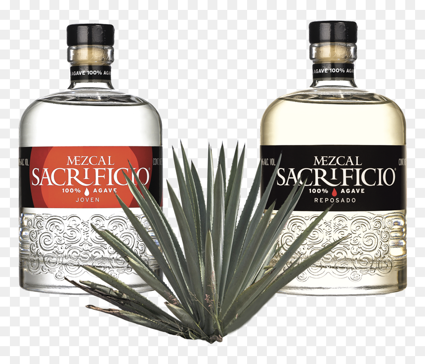 Botellas Mezcal Sacrificio - Mezcal Sacrificio, HD Png Download - botellas png