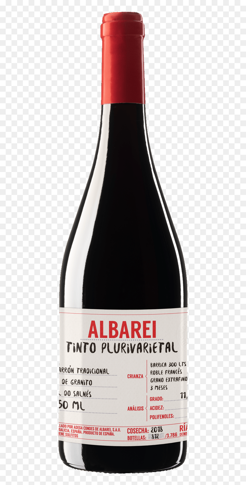 Albarei Tinto Pluriv - Worlds Best Pinot Noir, HD Png Download - botellas png
