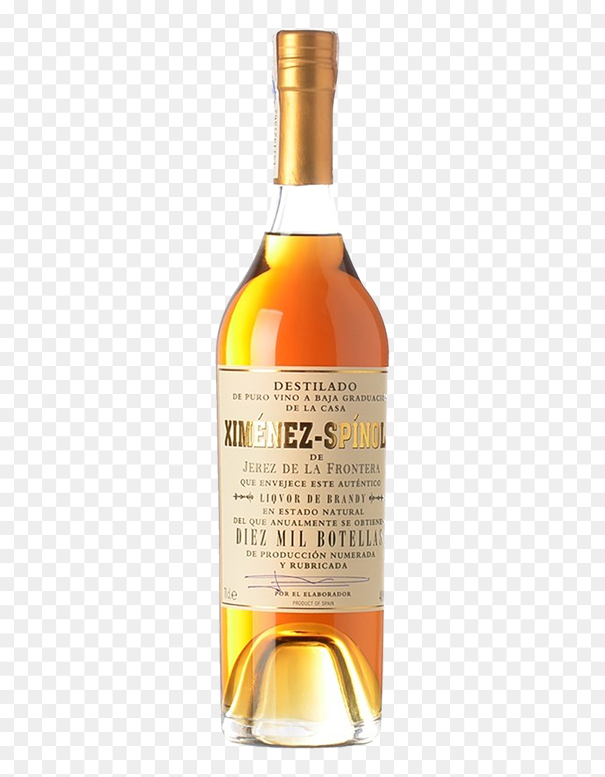 Ximenez Spinola Brandy Diez Mil Botellas, HD Png Download - botellas png