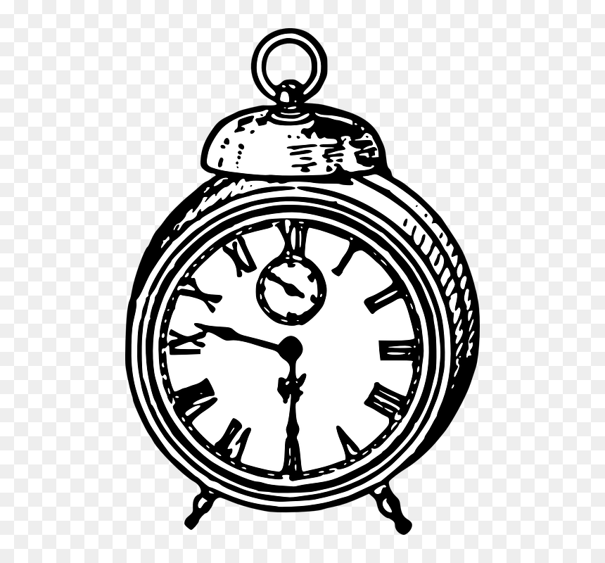 Clock, HD Png Download - ringing alarm clock png