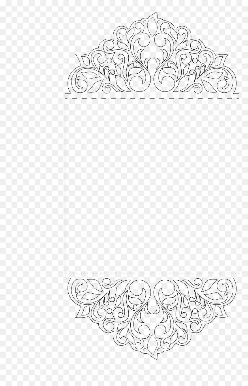 Plantilla Para Sobre Troquelado, HD Png Download - invitacion png