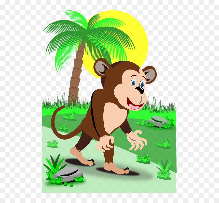 Cartoon, HD Png Download - monkey vector png