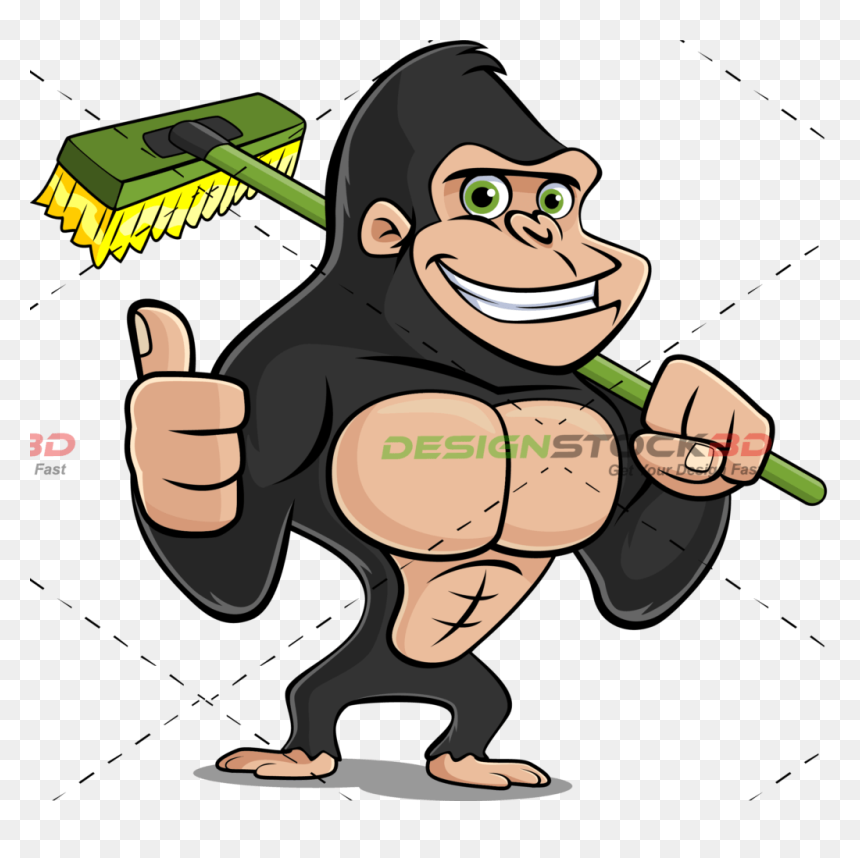 Gorilla Property Services, HD Png Download - monkey vector png