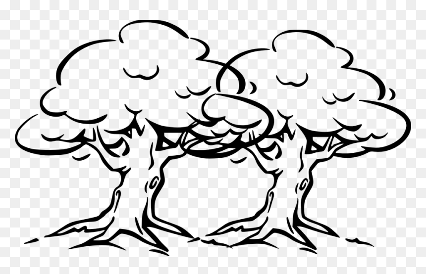 Tree Banyan Clip Art, HD Png Download - arboles animados png