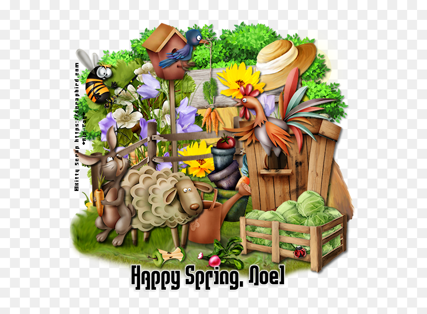 Happy Spring, Noel-sotf - Illustration, HD Png Download - happy spring png