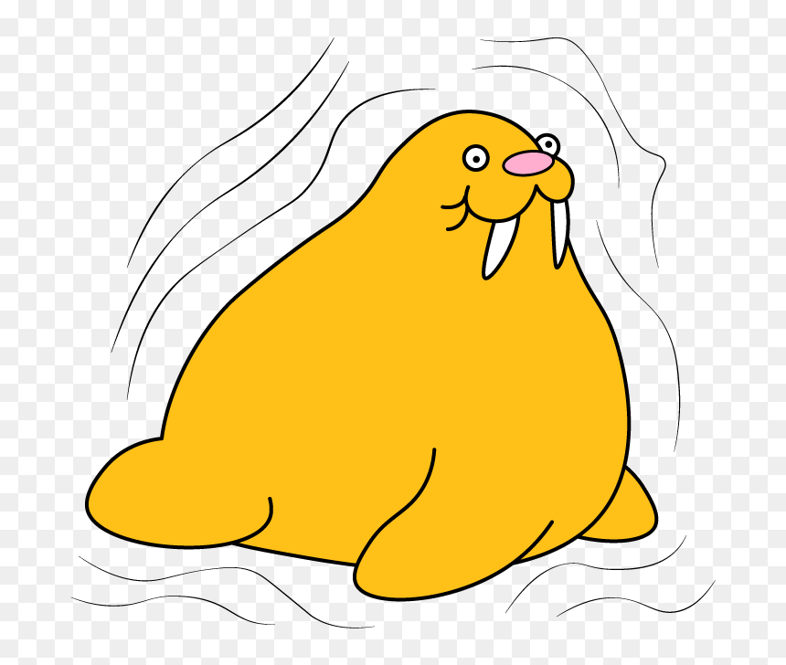 セイウチ, HD Png Download - boom cartoon png
