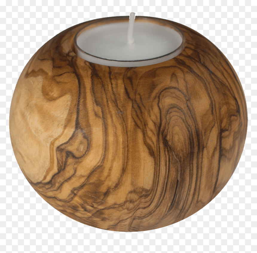 Little Angel Olive Wood Candle Holder - Olive Wood Candle Holders, HD Png Download - candle holder png