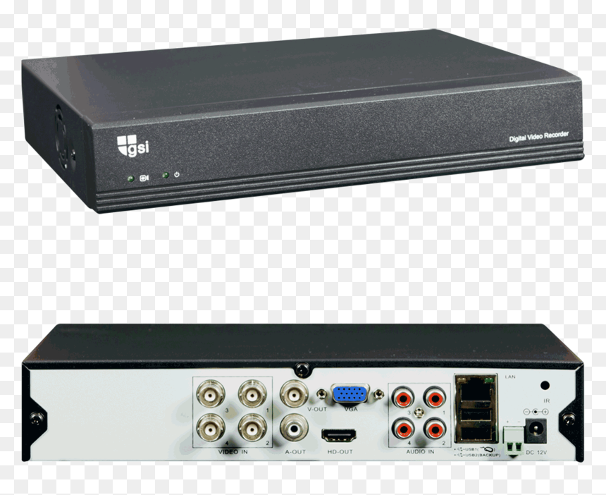Gs Hd Qdvr 4 Zl - Electronic Component, HD Png Download - dvr png