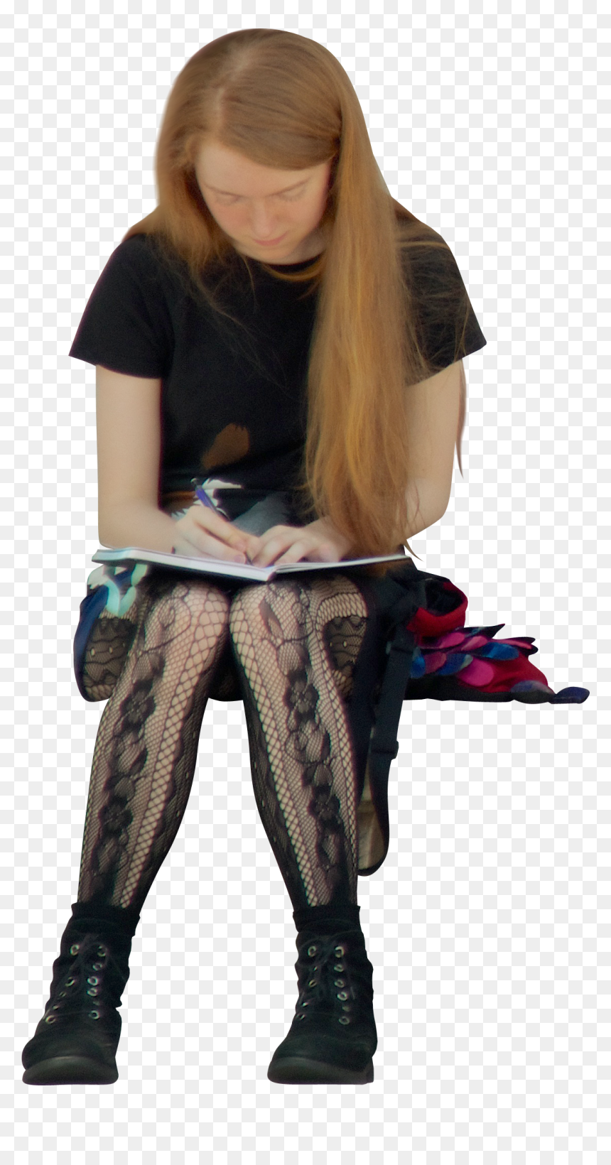 Frente Persona Sentada , Png Download - Mujer Sentada De Frente, Transparent Png - persona sentada png