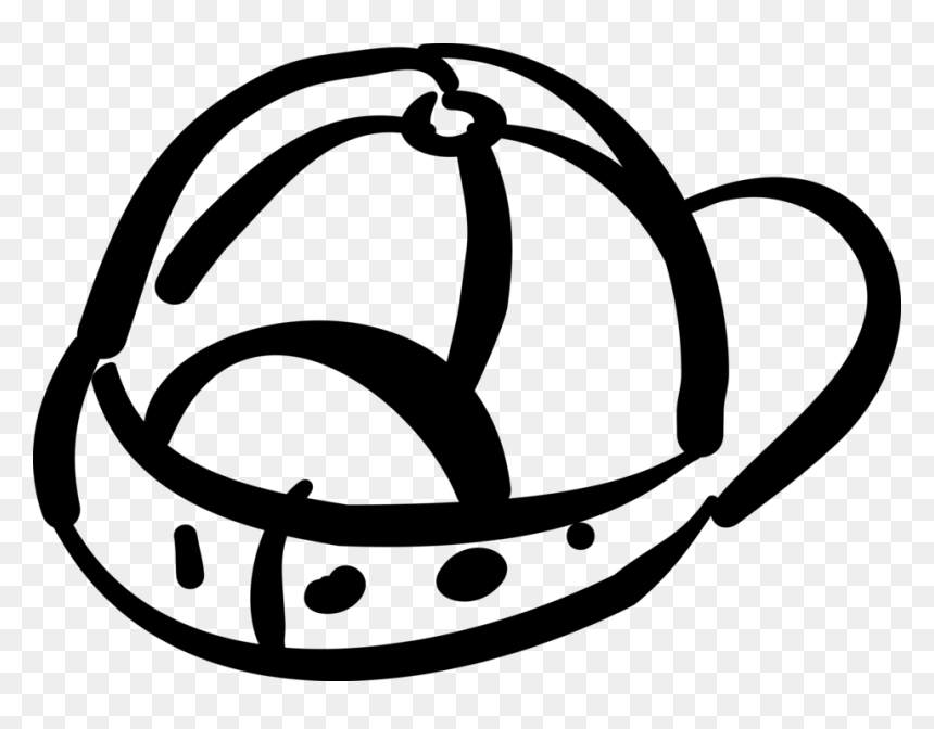 Vector Illustration Of American Pastime Sport Of Baseball, HD Png Download - hat vector png