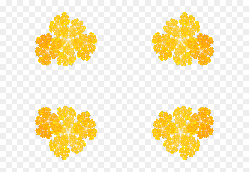 Motif, HD Png Download - golden flower png