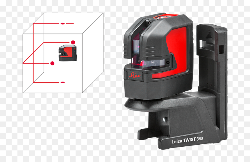 Leica Lino L2p5 Red Beam Cross Line And Point Laser - Leica Lino L2p5, HD Png Download - red beam png