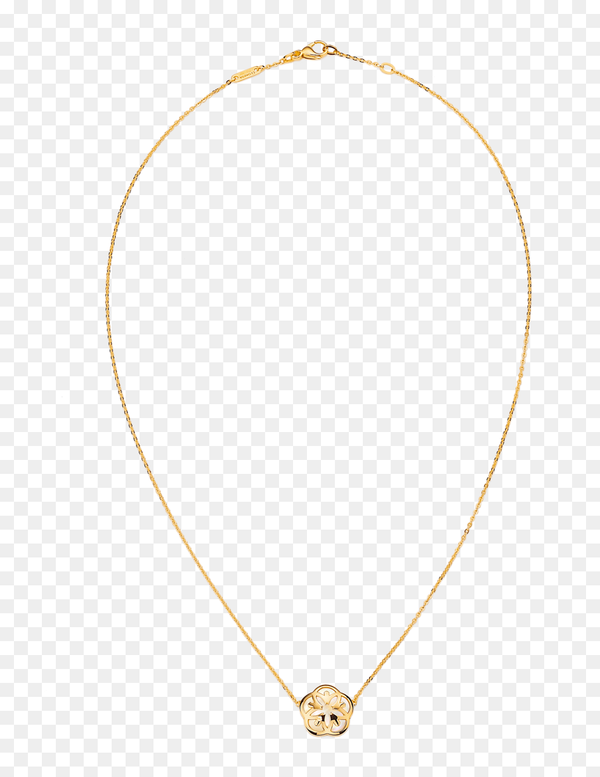 Necklace, HD Png Download - golden flower png