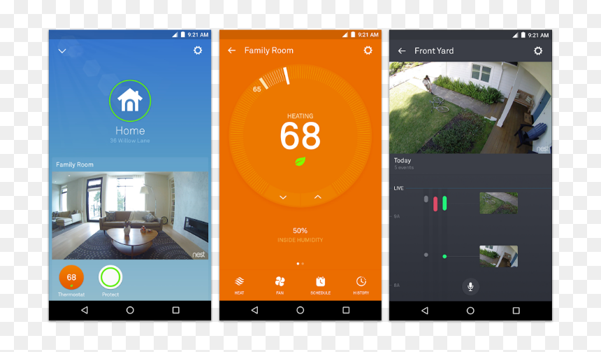 Nest Smart Home App, HD Png Download - smart home png
