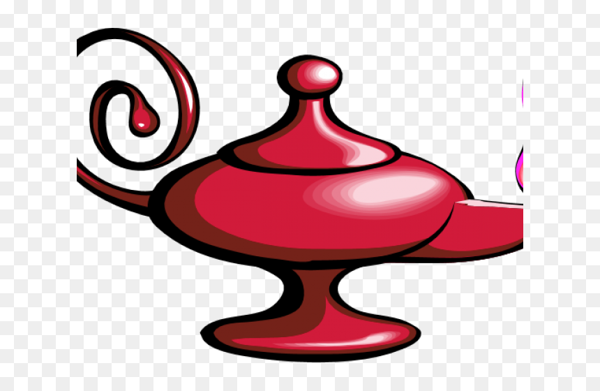 Transparent Water Droplet Clipart - Aladdin Lamp, HD Png Download - lampara png