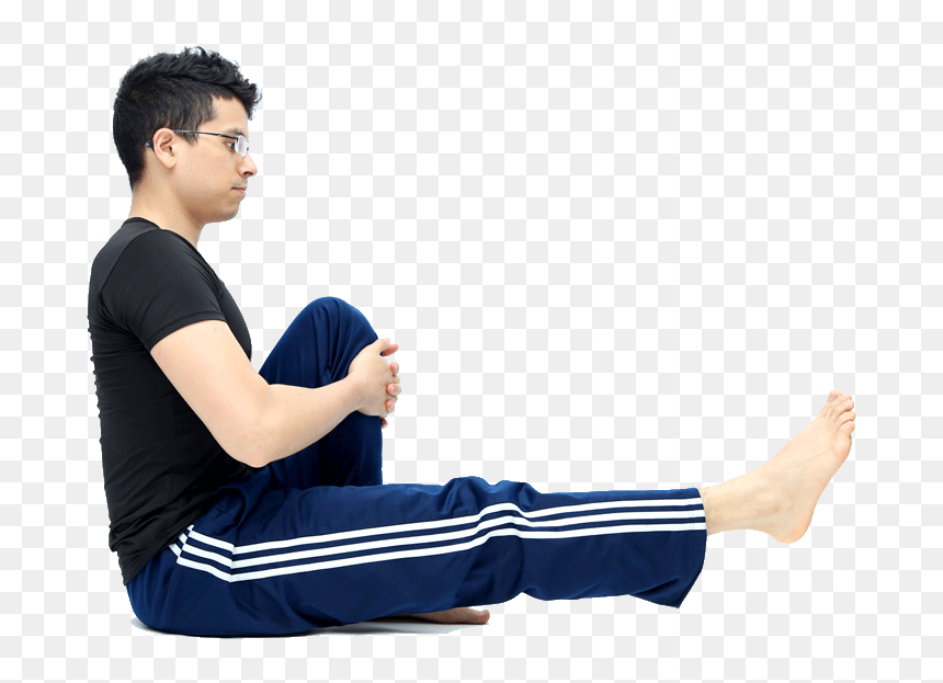 If You Notice You"re Leaning Back, It Means Your Back - Sitting, HD Png Download - sitting back png