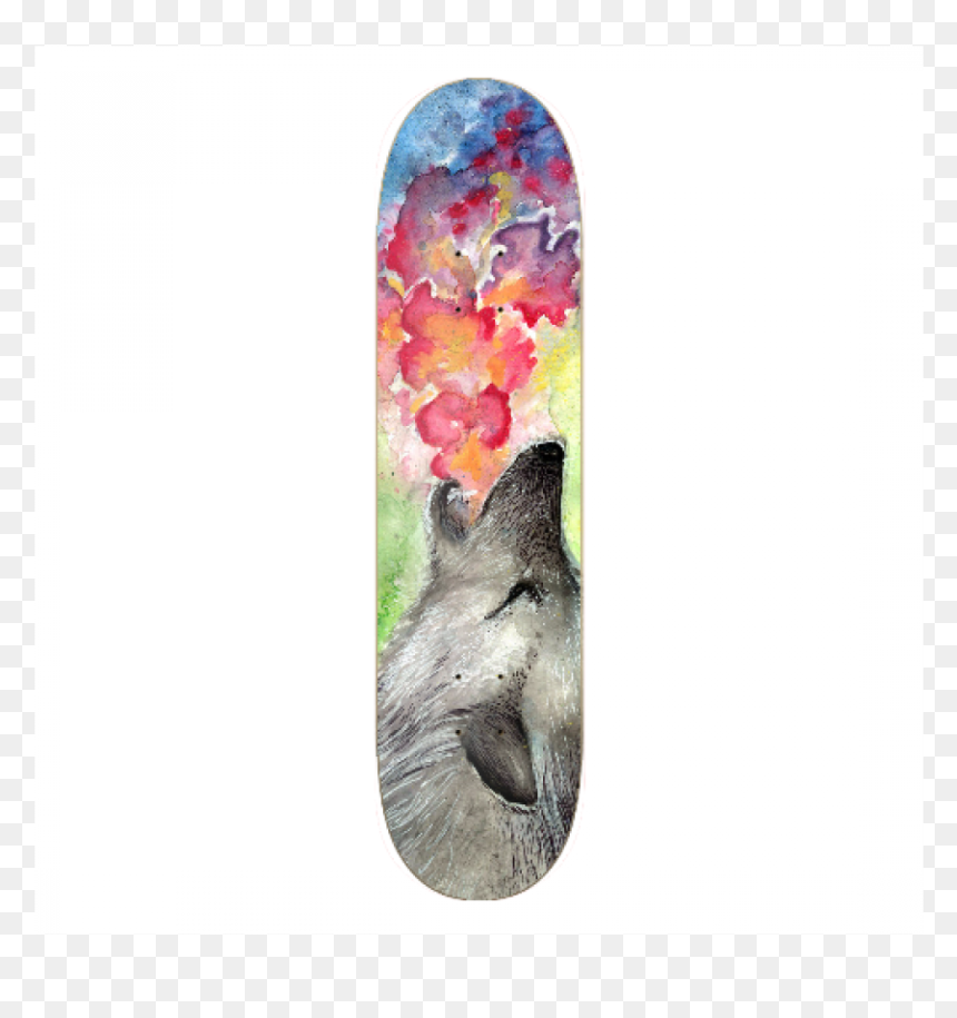 Wolf Graffiti Howl - Longboard, HD Png Download - wolf howl png