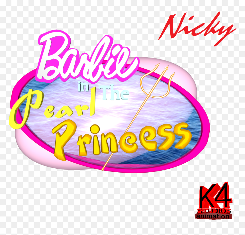 De Barbie 3d Hd, HD Png Download - barbie logo png