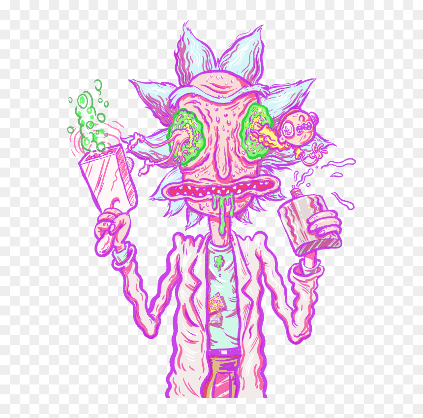 Rick And Morty Official Art, HD Png Download - rick and morty logo png
