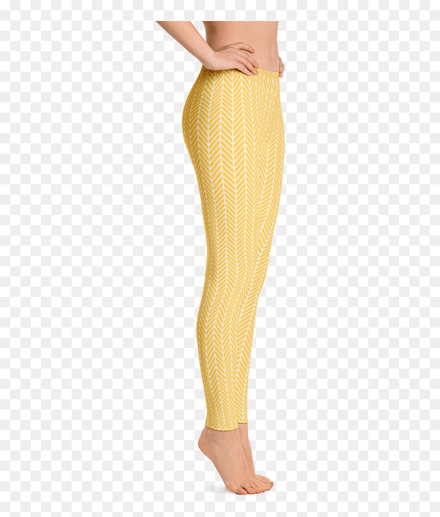 Peachy Keen Leggings, HD Png Download - chevron pattern png