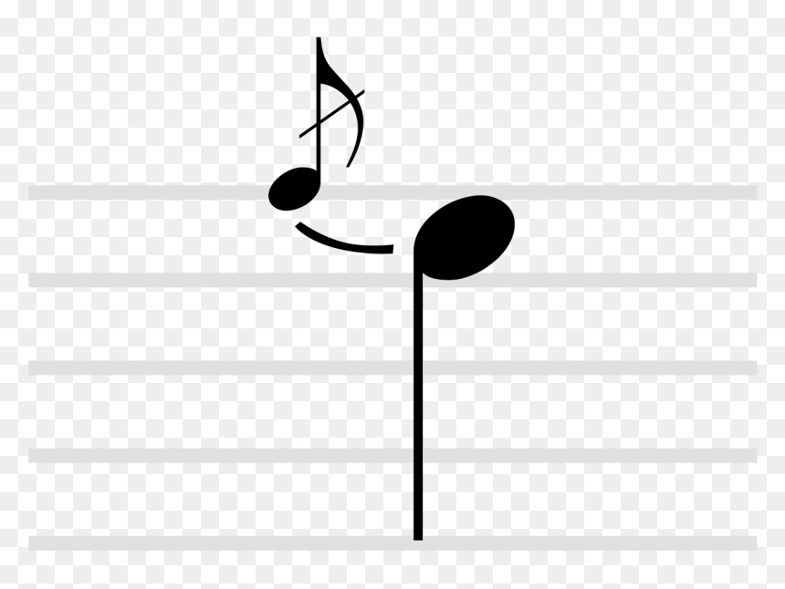 Acciaccatura Music, HD Png Download - music symbols png