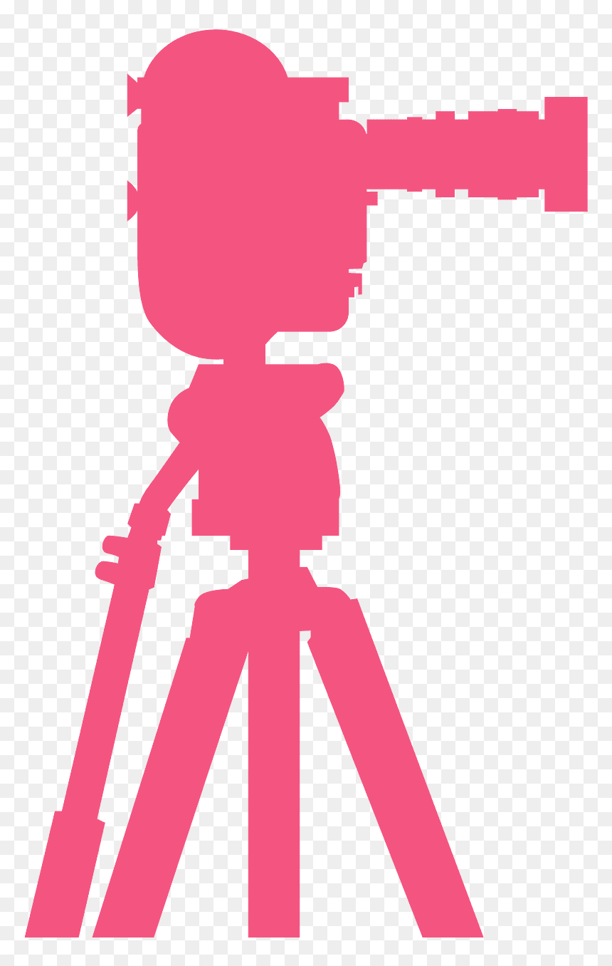 Tripod, HD Png Download - camera silhouette png