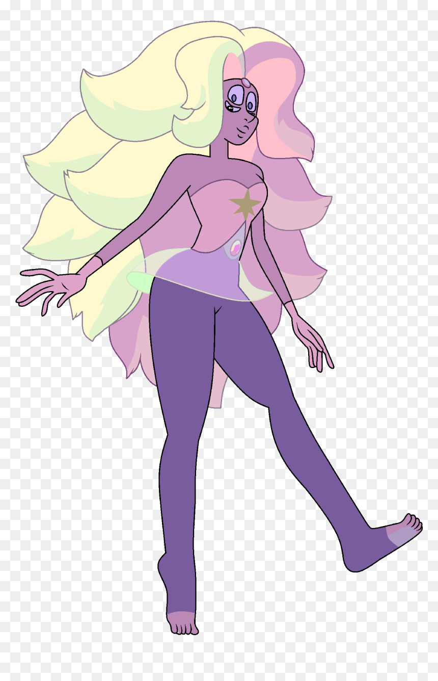 Steven Universe Fusion Rainbow Quartz, HD Png Download - steven universe pearl png