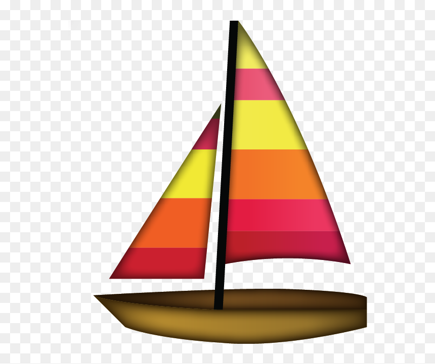 Sailboat Emoji Png, Transparent Png - sail boat png