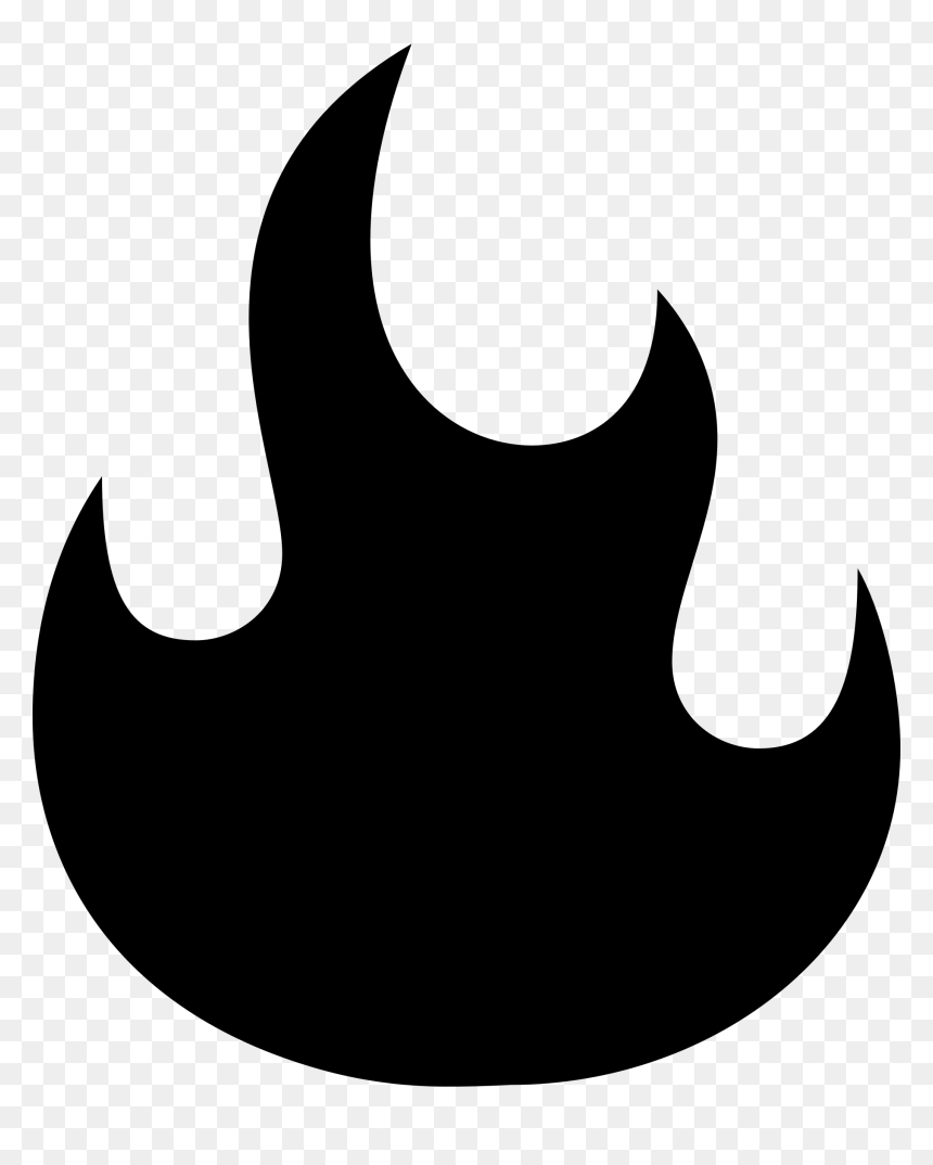 Clipart Fire Silhouette, HD Png Download - fish silhouette png