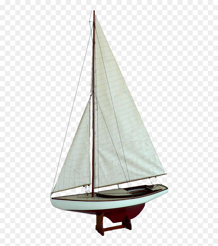 Yacht In Transparent Background, HD Png Download - sail boat png