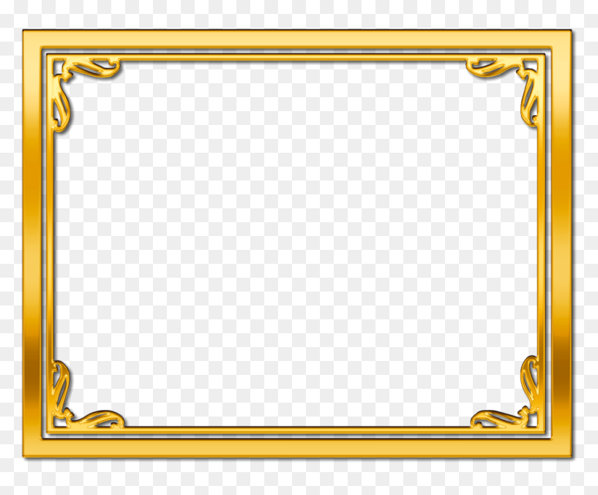 Frame Png, Transparent Png - golden frame design png