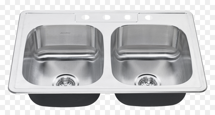 Kitchen Sink Double Bowl, HD Png Download - steel png
