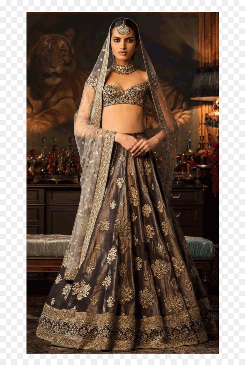 Heavy Party Wear Lehenga, HD Png Download - lehenga png