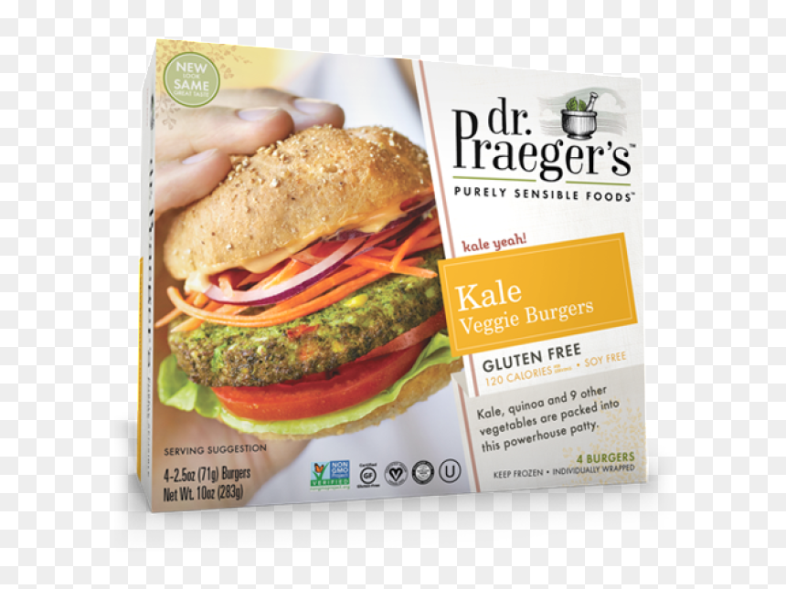 Dr Prager Veggie Burgers, HD Png Download - veg burger png