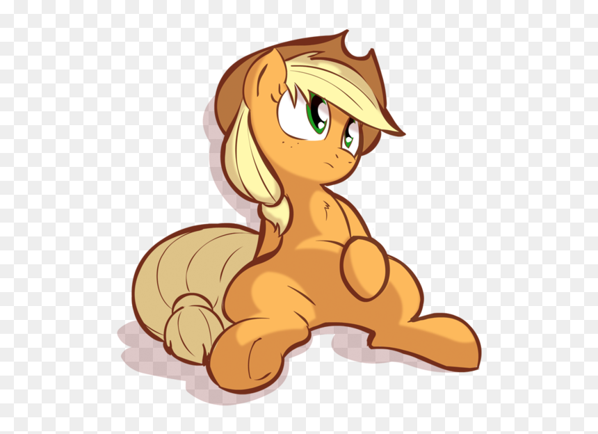Applejack, HD Png Download - sitting back png