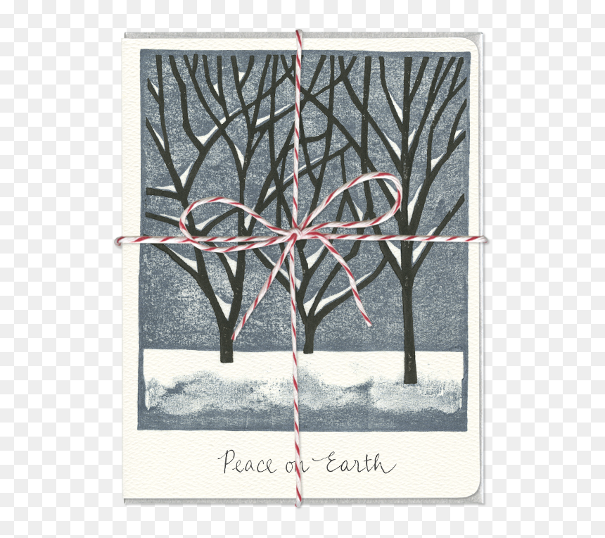 Peace On Earth Card Set Of - Earth Woodcut, HD Png Download - peace on earth png