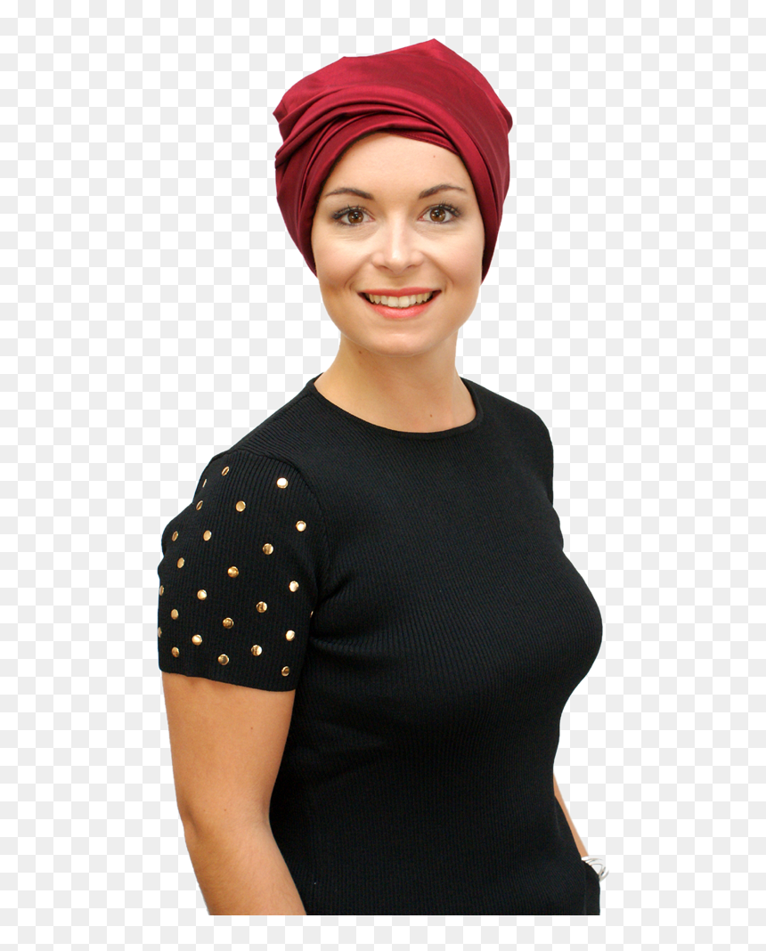Evening Hats For Hair Loss - Womens Red Turban, HD Png Download - cool hat png