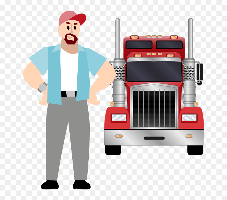 Truck Front On Vector, HD Png Download - truck cartoon png