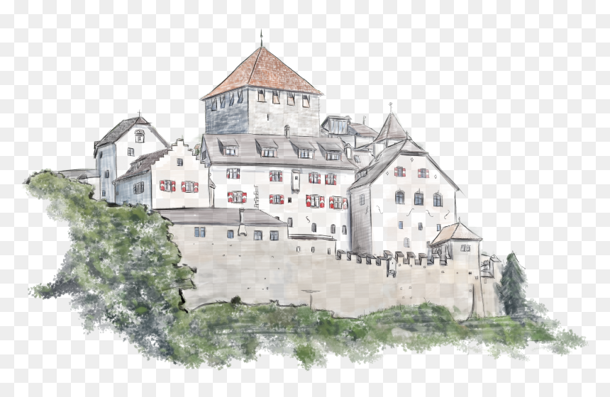 Vaduz Castle Png, Transparent Png - medieval castle png