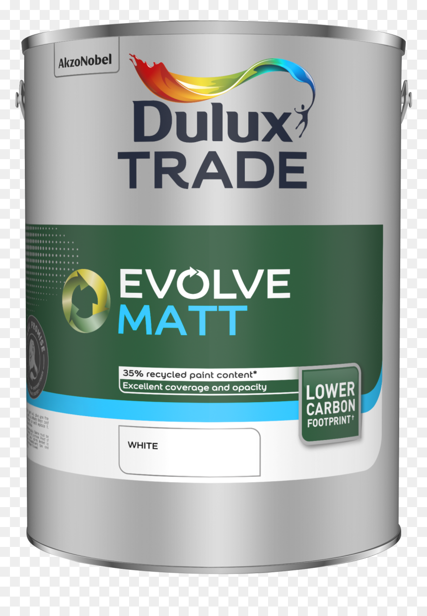 Dulux Trade Evolve Matt, HD Png Download - paint stain png