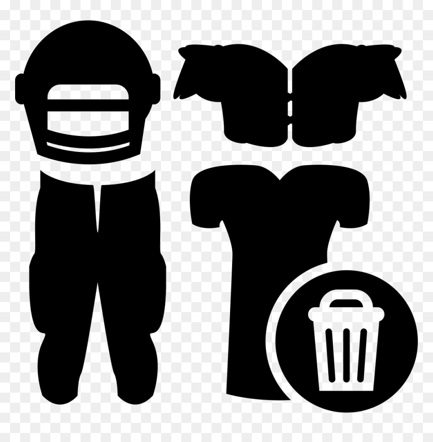 Rugby Clothes Equipment With Laundry Basket Sign - Rugby Union, HD Png Download - cartoon basket png