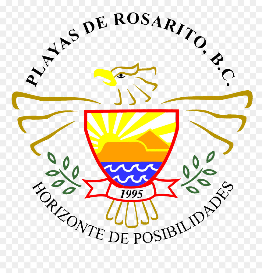 Escudo De Playas De Rosarito - Escudo De Rosarito, HD Png Download - alas vector png