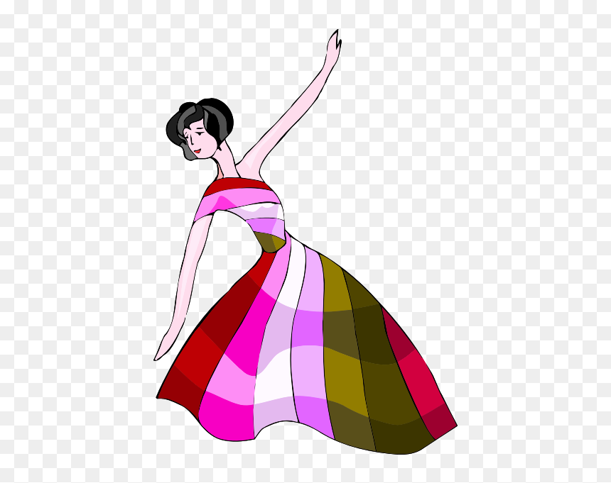 Dance Move By A Woman - ภาพ การ์ตูน นัก เต้น, HD Png Download - dancing woman png