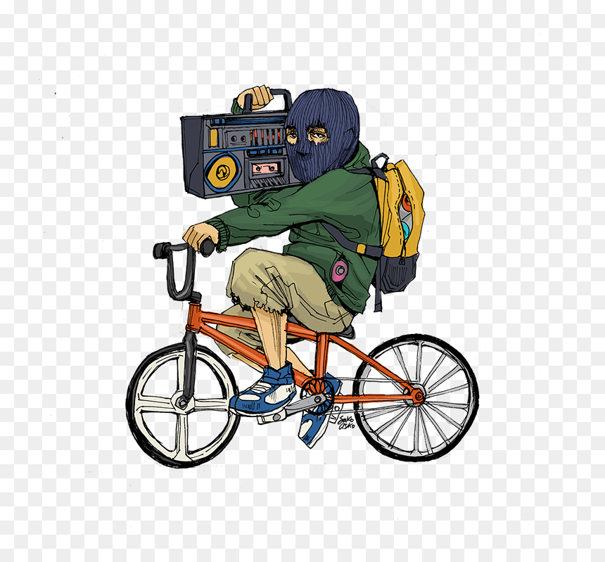 Ilustraciones De Bicicletas, HD Png Download - fondo montañas png