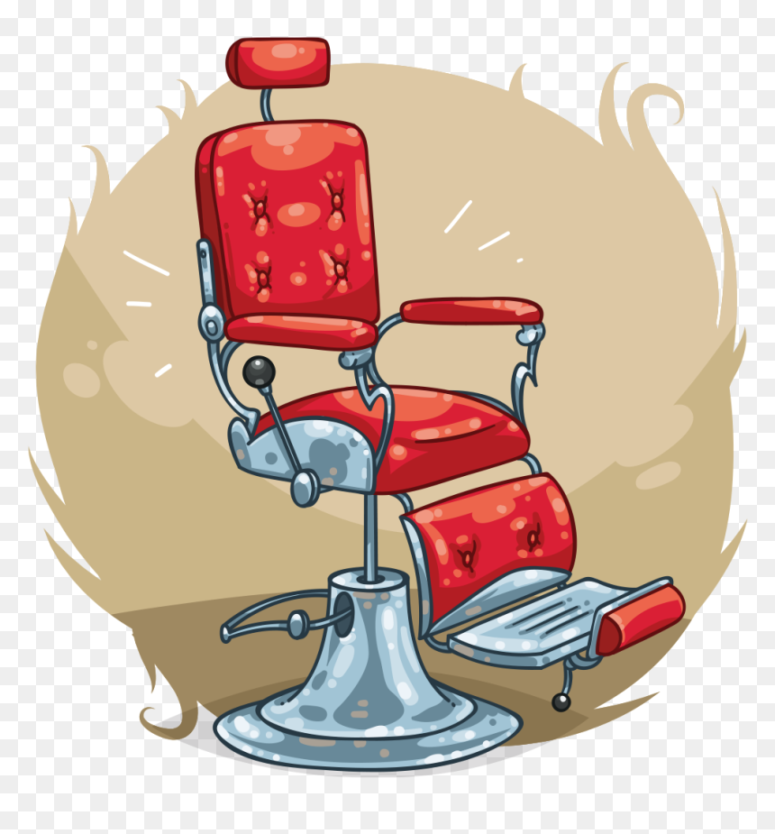 Barber Chair Cartoon , Png Download - Barber Chair Cartoon Png, Transparent Png - cartoon chair png