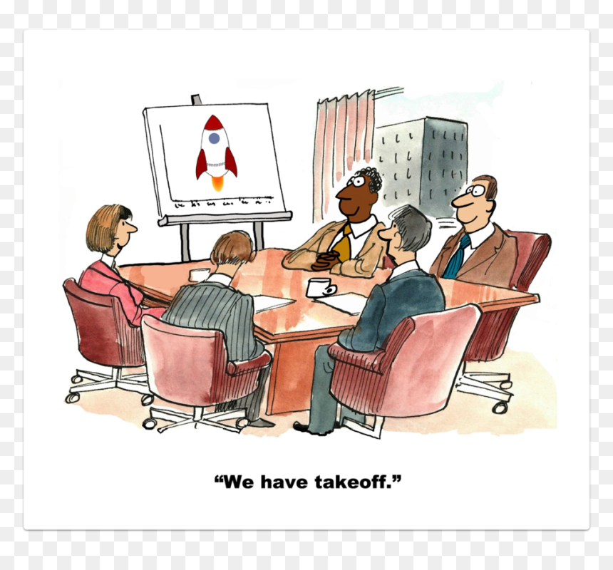 We Have Takeoff (card) - Market Plan, HD Png Download - cartoon chair png