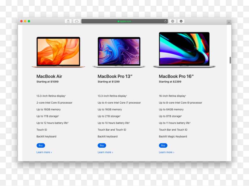Mac Selection Apple Macbook Imac - 13 Inch Vs 16 Inch Macbook Pro, HD Png Download - video editing png