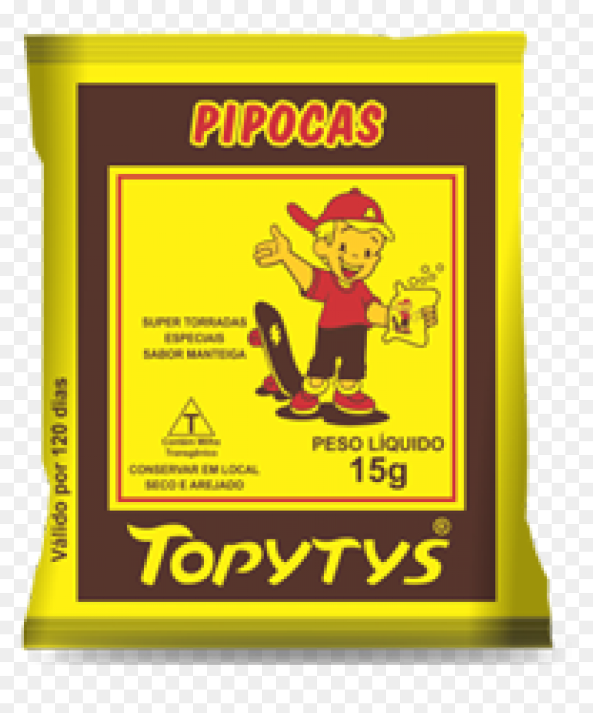 Topytys Pipocas Teste - Pipoca Gury Png, Transparent Png - pipoca png