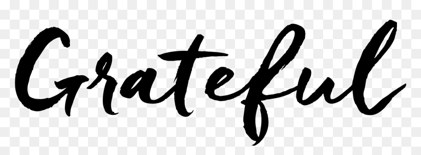 Calligraphy, HD Png Download - grateful png