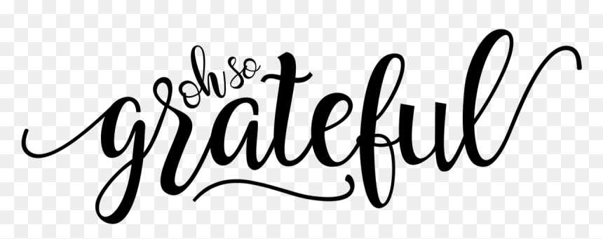 Calligraphy, HD Png Download - grateful png